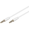 Kabelis Goobay Jack 3.5mm - Jack 3.5mm 2m baltas (69113)