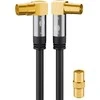 Goobay antenos kabelis 2m sidabrinis (70461)