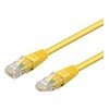 Goobay | CAT 5e patch cable, U/UTP | 95556 | Geltona RJ45 male (8P8C) | RJ45 male (8P8C)