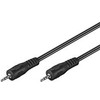 Kabelis Goobay Jack 3.5mm - Jack 3.5mm 2.5m juoda (50019)