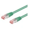 Goobay Wentronic Goobay - Patch- Kabelis - RJ-45 (M) iki RJ-45 (M) - 10,0m - SFTP, PiMF - CAT 6 - presuotas, be halogenų - žalias (68294)