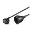 Goobay maitinimo laido ilgintuvas 3,0 m juodas - 93093