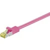 „Goobay Wentronic“ goobay – jungiamasis kabelis – RJ-45 (M) į RJ-45 (M) – 7,5 m – SFTP, PiMF – Cat.7 RohKabelis – be halogenų, profiliuotas, be jungties – rausvai raudonas (91632)