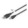 Kabelis USB Goobay USB-A - miniUSB 3 m Juodas (93903)