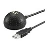 USB kabelis Goobay USB-A - USB-A 1,5 m Juodas (68913)