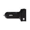 Xqisit automobilinis įkroviklis 6A Dual USB+microUSB car charger juodos spalvos 20425