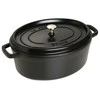 STAUB kepimo indas Oval Cocotte, 33 cm, Juodas