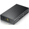 Šakotuvas Zyxel GS1100-16/16-port 10/100/1000Mbps Gigabit Ethernet switch, Fanless, 802.3az (Žalias), desktop