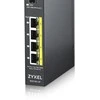 Šakotuvas ZYXEL RGS100-12P, 5 PORT UNMANAGED POE SWITCH, 120 WATT POE, DIN RAIL, IP30, 12-58V DC (5Y WARRANTY)