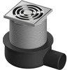 TECEdrainpoint S trapo komplektas DN 50, horizontalus