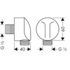 Hansgrohe HG Fixfit kampinis pajungimas DN15