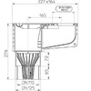 Hl Hutterer Lechner Stogo nuotekio surinkimo piltuvas juodas HL660E