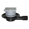 Hl Hutterer Lechner Trapas vidaus patalpoms DN40/50 horizontalus, su sausu sifonu "Primus mėlynas", 123x123mmx115x115mm