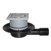 Hl Hutterer Lechner Trapas vidaus patalpoms DN40/50 horizontalus, su sausu sifonu "Primus mėlynas", 123x123mmx115x115mm