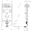 TECE potinkinis unitazo modulis, h-1120 mm