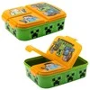 Pietų dėžutė STOR Multi Box Minecraft, Oranžinės - žalios spalvos