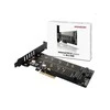 AXAGON PCEM2-D PCI-E 3.0 4x - DUAL M.2 SSD (NVMe + SATA), dual voltage, iki 110mm SSD