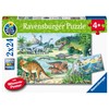 Ravensburger Dėlionė 2x24 vnt. - Dinozaurai