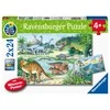 Ravensburger Dėlionė 2x24 vnt. - Dinozaurai