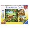 Ravensburger Dėlionė 3x49 vnt. - Pasaulio gyvūnai