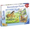 Ravensburger Dėlionė 3x49 vnt. - Mamų meilė