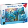 Ravensburger Dėlionė 3x49 vnt. - Povandeninis gyvenimas