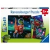 Ravensburger Dėlionė 3x49 vnt. - Dinozaurų pasaulis