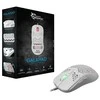 Itin lengva žaidimų pelė White Shark Galahad White, 72g