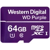 Atminties kortelė Western Digital WD Violetinė 64GB Surveillance Micro SD XC Class - 10 UHS 1