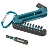 10 dalių sukimo antgalių rinkinys MAKITA Impact Juodas Torsion E-15811
