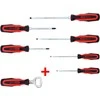 6 dalių atsuktuvų rinkinys KS TOOLS su priedu