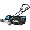 Makita DLM466ZX Cordless LawnMower 2X18V, 46cm, BL-motor, 3 in 1 (Cutting/Collecting/Mulching), 22,4kg, Steel deck, be akumuliatoriaus ir kroviklio