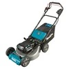 Makita LM001CZ Cordless LawnMower 36V-40Vmax, 53cm, BL-motor, Self-propelled, 4 in 1 (Cutting/Collecting/Mulching/Side discharge) Steel deck, be akumuliatoriaus ir kroviklio