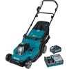 Makita LM004GM103 akumuliatorinė vejapjovė 40Vmax, XGT, 43cm, 1X4,0Ah ličio jonų akumuliatorius DC40RC, 3 viename (pjovimas / surinkimas / mulčiavimas), plastikinis korpusas