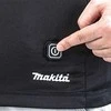 Makita DCX201A2XL Akumuliatoriumi šildomas bliuzonas su užtrauktuku, BL1055B, XXL