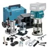 Makita RT001GZ13 freza su visais priedais