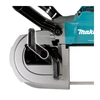 Makita PB002GZ Akumuliatorinis juostinis pjūklas XGT, 127x127 mm, bešepetėlinis variklis, XPT, Be akumuliatorių ir kroviklio!