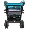 Makita DCU602Z Cordless Wheelbarrow 2X18V Li-ion, with Electric Dump, BL-motor, 3-speed, max load 300kg, 147kg be akumuliatoriaus ir kroviklio