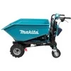 Makita DCU602Z Cordless Wheelbarrow 2X18V Li-ion, with Electric Dump, BL-motor, 3-speed, max load 300kg, 147kg be akumuliatoriaus ir kroviklio