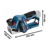 Bosch Akumuliatorinis oblius GHO 12V-20, Be baterijų ir kroviklio