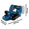 Bosch Akumuliatorinis oblius GHO 18 V-LI, Be baterijų ir kroviklio