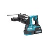 Makita HR002GM202 Perforatorius XGT, 2,9 J, 28mm; 4,1kg, bešepetėlinis variklis, greitojo keitimo griebtuvas, 2X4,0Ah, greitasis kroviklis; AFT; AWS su AWS lustu); AVT; Soft no load; XPT; MAKPAC lagaminas