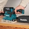 Makita DBO381ZU Akumuliatorinis vibracinis šlifuoklis 18V, 93X185mm, AWS (su AWS lustu), Be akumuliatorių ir kroviklio!