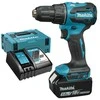 Makita DHP490RTJ Akumuliatorinis smūginis gręžtuvas 18V, BL, 13mm, 65 Nm, 2x5,0Ah, DC18RC, Makpac2