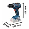 Bosch GSR 18V-55 matmenų schema
