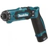 Makita DF012DSJ Akumuliatorinis suktuvas 7,2V; 2x1,5Ah Li-ion; 8Nm; 1/4"; LED; 2-greičiai, MAKPACK