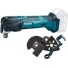 Makita DTM51ZJX1 Akumuliatorinis universalus švytuoklinis įrankis 18V 6000-20000 judesiai per min, amplitudė 3,2°; toolless, Makpac, Be akumuliatorių ir kroviklio!