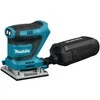 Makita DBO482Z Akumuliatorinis vibracinis šlifuoklis 18V, 114x102mm (Aliumininis pagrindas), Šlifavimo popieriaus dydis 114x102mm, Be akumuliatorių ir kroviklio!