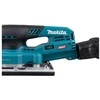 Makita BO007CGZ Akumuliatorinis vibracinis šlifuoklis XGT 40V, 80X130mm, ø2mm, AWS (be AWS lusto), Be akumuliatorių ir kroviklio!