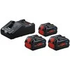 Grąžtas Priedų rinkinys Bosch 0615A5004Y; 18 V 3x8,0 Ah akum.